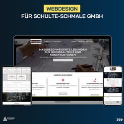 Professioneller Webauftritt, hochwertiges Redesign, Leistungen übersichtlich präsentiert