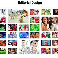 AOL Deutschland: Editorial Design (www.aol.de)