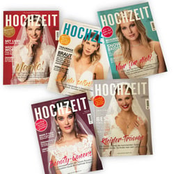 Editorial-Design / Cover für das HOCHZEIT Magazin