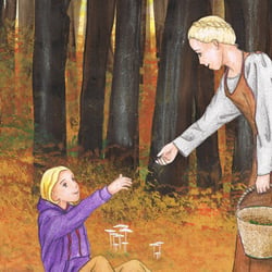 Illustration für den 4ten Band der Kinderbuchreihe „Gewürzdetektivin Emmi Cox“