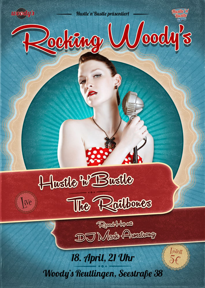 Plakatgestaltung / Rockabilly Konzertreihe