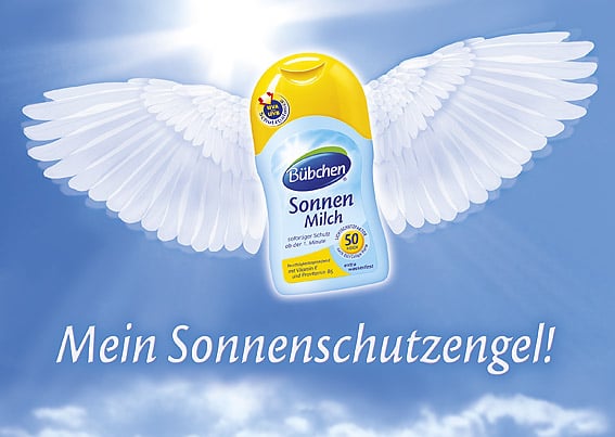 Plakat Bübchen Sonnenschutzengel
