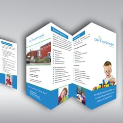 8seitiger Falzflyer für eine Ergotherapie