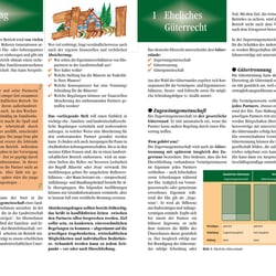 Inhalt (Seite 4 und 5) »Ehe- und Familienrecht in der Landwirtschaft«