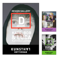 Kunsthal Rotterdam Signage System – Concept for Exhibition Graphics / Posters