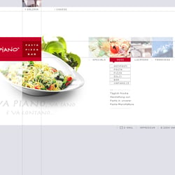 Gestaltung der Website + gesamten Corporate für das Franchise-Unternehmen VAPIANO