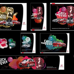 SEAT & Shakira / Shakira Tour 2007 / diferent advertising material
