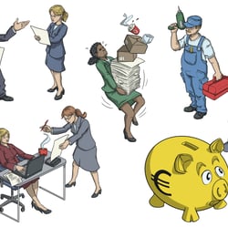 Illustrationen / Cartoons – Bereich Business to Business /B2B