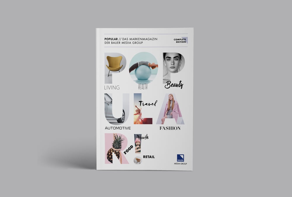 Coverdesign Markenmagazin