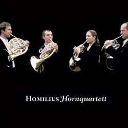 Postkarte | Hornquartett | Bildbearbeitung und Layout