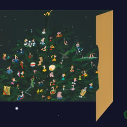 Vorangegangenes Motiv modifiziert als Weihnachtskarte