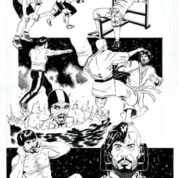 Seite 07 von einem Comic Pitch, Zeichnung und Tusche Sedat Oezgen