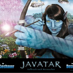 Filmplakat aus Fotomontage