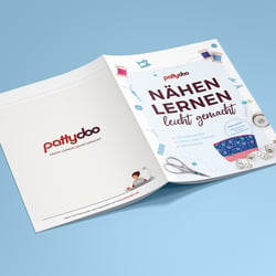 Nähfibel Broschüre pattydoo