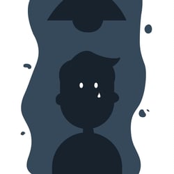 Informative Illustration „Im Dunkeln“