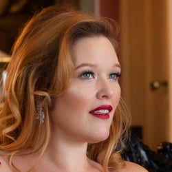 Soprano Anne Wieben im Hotel Bristol