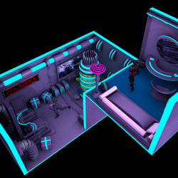 Cyberpunk Smal Room 3