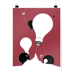 Plakatserie „Freiheit“ – Vom Licht her gesehen eher dunkel