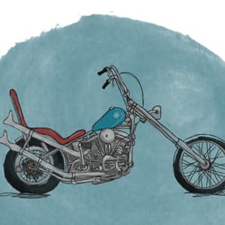 easy rider illustration