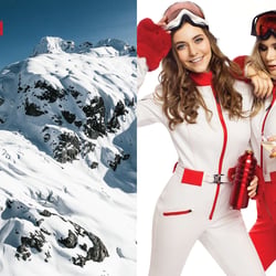 One-piece ski wear range for women