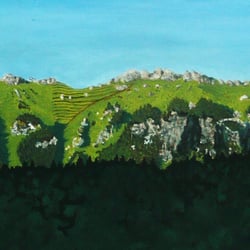 männlicher bergkette