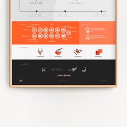 Infographic Resume/ Infografik-Lebenslauf