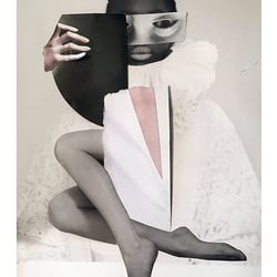 book of anxiety & wonder / paper collages