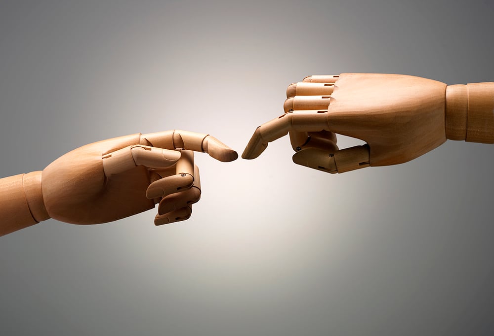 Wooden hands