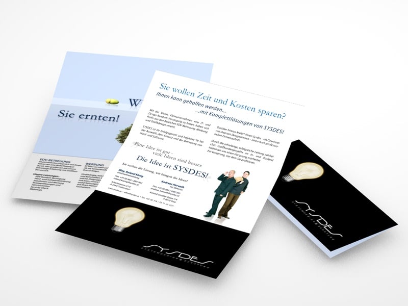 SYSDES Folder Leporello Falz