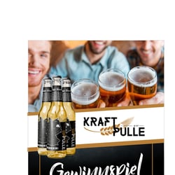 Kraftpulle Gewinnspielflyer