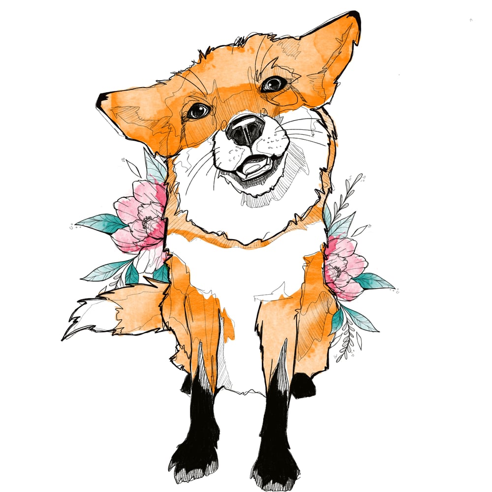 Happy fox