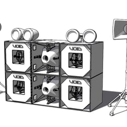 Soundsystem Void Acoustics Cartoon-Style
