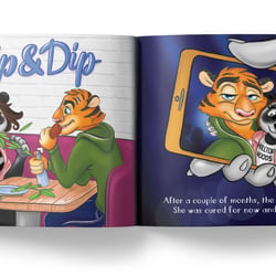 Digitale Zeichnungen, Illustrationen für Kinderbuch