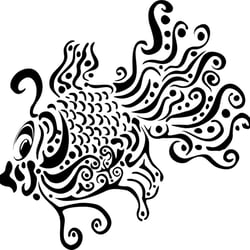 der Fisch kam hinzu