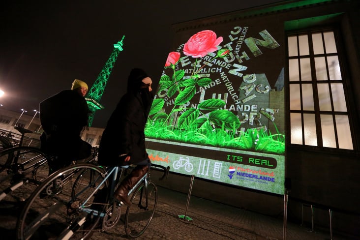 Interactive Videoprojection Green Week Berlin
