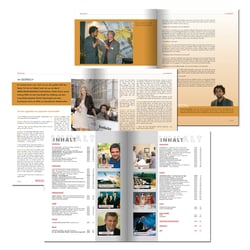 Inhaltsseiten und Inhaltsverzeichnis des RHEIN-RUHR-MAGAZIN