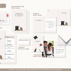 Designkonzept für Hochzeitspapeterie