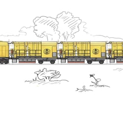 Schienenwartungsfahrzeug 1 (Auftragsarbeit)