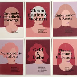 Frauenfinanzberatung Flyerserie