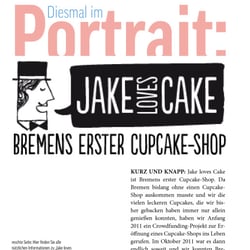 Seite aus einem fiktiven Backmagazin