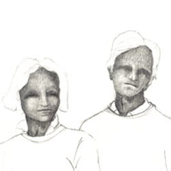 familyportrait, 2012, Bleistift&Aquarell