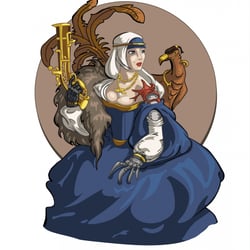 Vektorgrafik – Mutant Lady