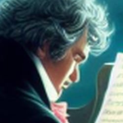 Ludiwig van Beethoven seen by Tony Beech and ai