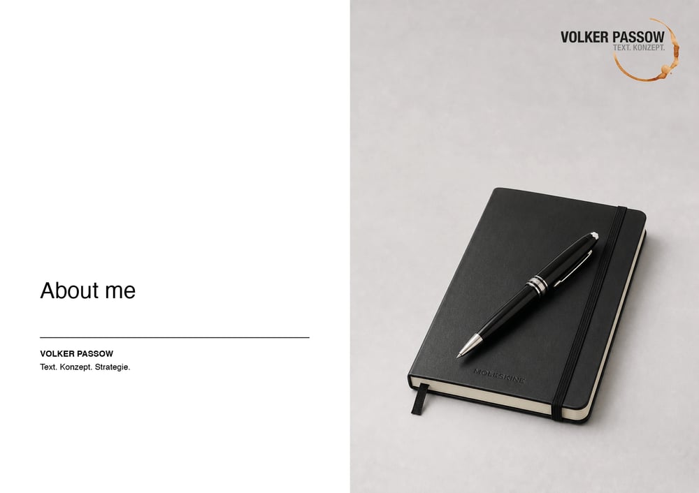 Volker Passow – About me