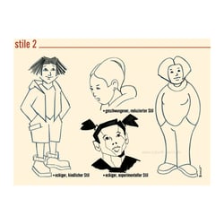 Characterdesign für BERLIN / BERLIN – Stilfindung 02