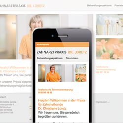 Website Zahnarztpraxis
