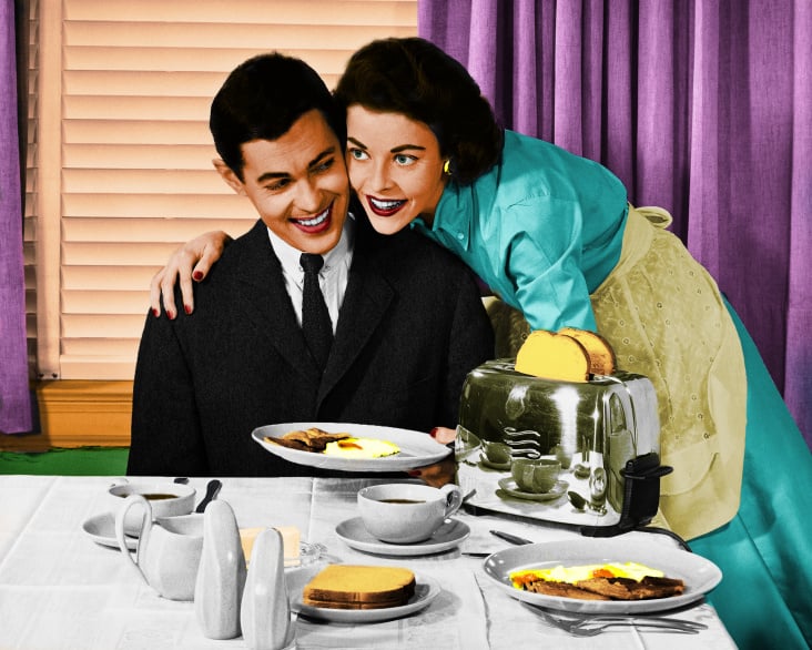 Desayuno de los 60