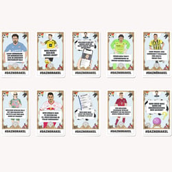 Tarotkarten mit Spielermotiven