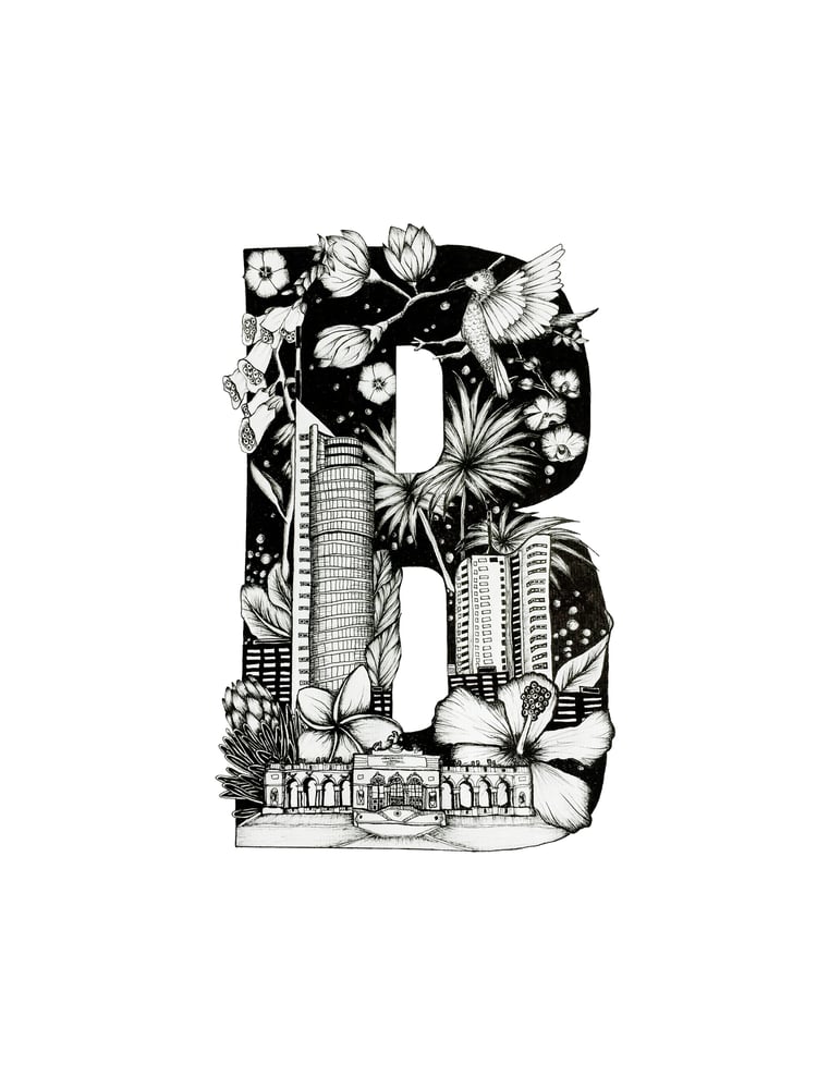 handgezeichnete Typ-Illustration