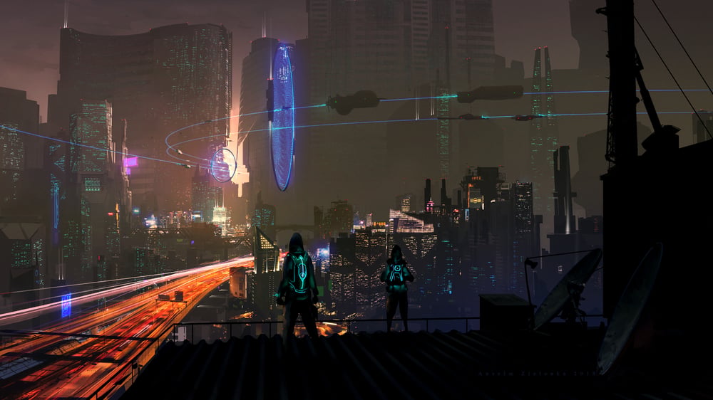 Cyberpunk Cityscape